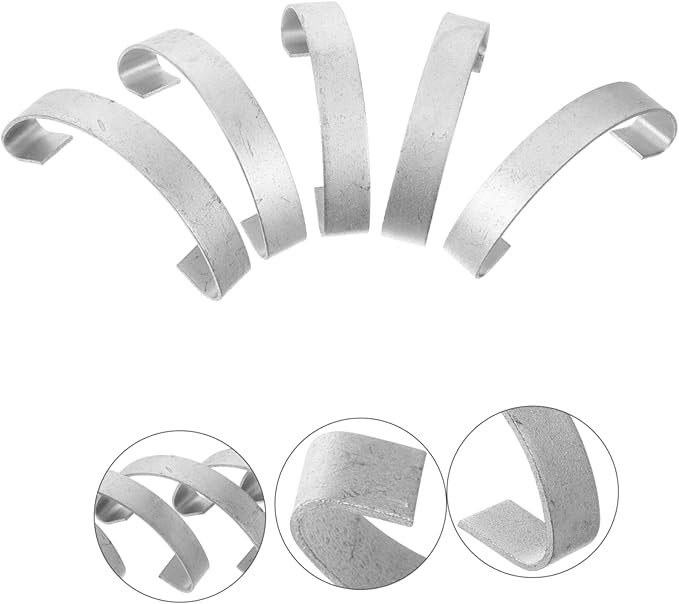 20pcs Chickens Coop Accessory Kit Steel Hooks for Gate Kit Cage Door Locks Spring Latches for Decorative Bird Cages