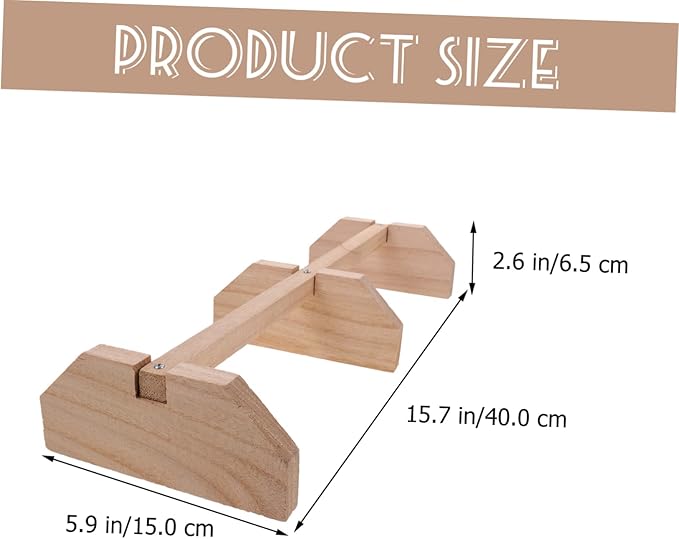Milisten Wooden Chick Perch Stand for Chickens and Parrots Multi-Functional Roosting Bar for Coop Easy to Install for All Breeds and Ages