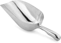 New Star Foodservice 34561 One-Piece Cast Aluminum Round Bottom Bar Ice Flour Utility Scoop, 38-Ounce, Silver (Hand Wash Only)