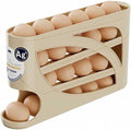 Fridge Egg Holder, 30 egg organizer/tray for refrigerator,fridge organizers and storage for Kitchen.(Beige)