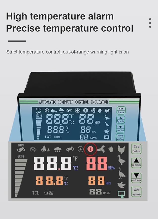 Fully Automatic XM-18S Incubator Controller Thermostat Temperature Humidity Controller for Egg Incubator
