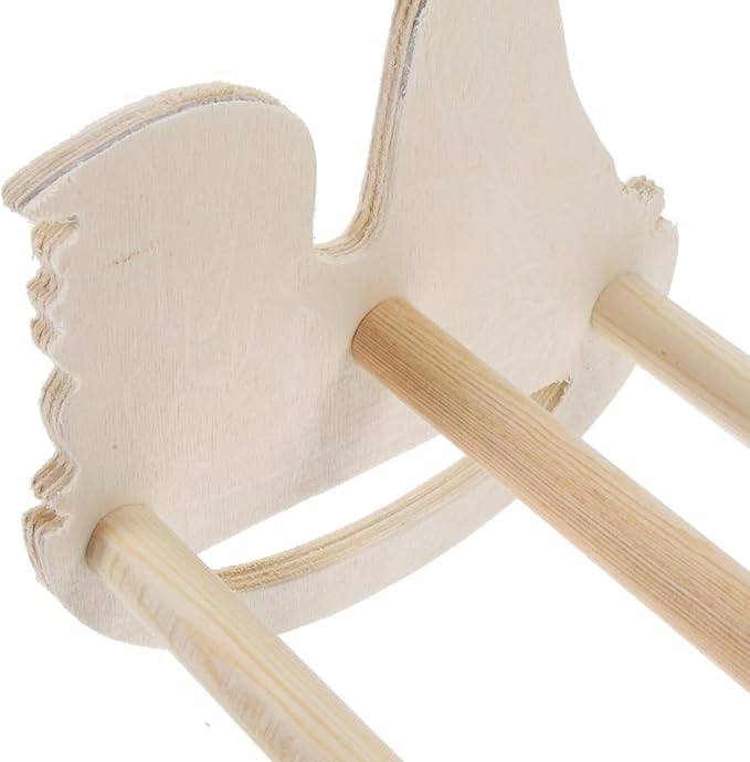 Chicken Swing Chicken Perch Natural Wooden Jungle Gym Roosting Bar Chick Stand for Hens Handmade Coop Swing Toys