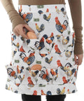 12-Pocket Egg Collecting Apron, Canvas for Easy Gathering of Eggs from Chicken, Duck, Or Goose, Unisex Farm Workwear