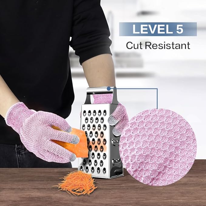 Fullsheild Cut Resistant Gloves Food Grade Level 5 Protection for Kitchen Anti Cut Gloves for Meat Cutting Woodworking