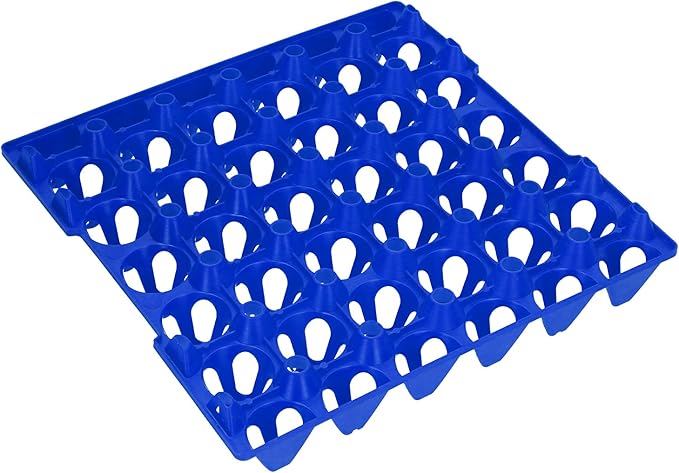 Fydun 5PCS Egg Flats, Flats, Plastic Chicken Cartonsable 30 Cell Crates Holder Tray Container Sets Reusable Trays for Storage Transportation Each Holds Eggs3 Home Farm SuppliesYellow