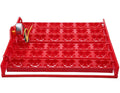 36 Eggs 144 Bird Eggs Incubator Hatcher Automatic Egg Turning Tray Tool for Chickens and Ducks Red Plastic
