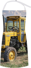 Waterproof Apron Adjustable Bib Aprons with Pockets Smiling Apron Kitchen Aprons for Women Men