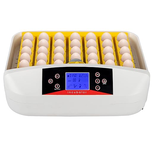 42-Egg Incubator Automatic, with Precise Smart PID & Improved Airflow for Uniform Temperature, Built-in Candler & Auto Turner, Ideal for Homestead, Classroom, Hatching Chickens Ducks