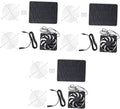 Yardwe 3sets Solar Panel Chicken Coop Fan Small Solar Powered Cooling Fan for and Greenhouse Energy Saving Ventilation