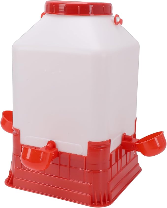 Zerodis Feeders Capacity Chicken Feeder Poultry Water Fountain Bucket Automatic Brooder Starter Kit Coop Accessories for Baby Chicks Ducks and Quail Chick Waterer 10L Large Chick Waterer