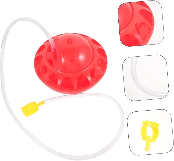 SUPVOX 1Set Hanging Chick Feeder Durable Poultry Feeder for Chickens Other Poultry Multi Functional Food Bucket for Wet Dry Food Easy to Clean Use Design