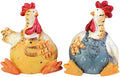 Chicken Statue Pack 2 Chicken Figurine Chicken Shape Craft Decorative Miniature Lovely Figurines Garden Home Decoration Easter Valentine
