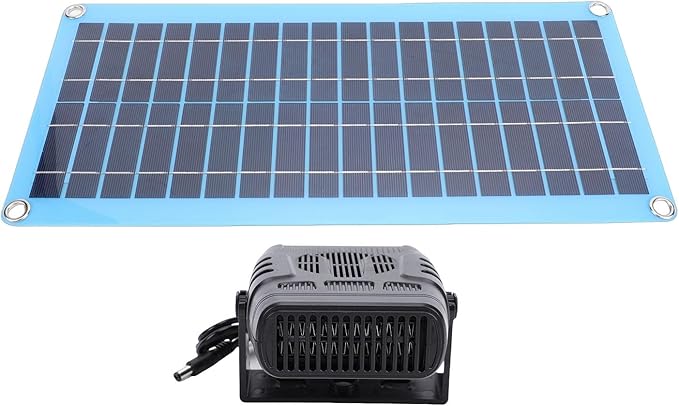 Generic 30W Solar Panel Car Solar Powered Heater with Overheat Protection for Chicken Coop Heating - Heater