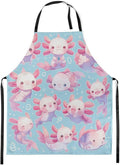 jejeloiu Cartoon Cats Apron for Women Men 26"x31"