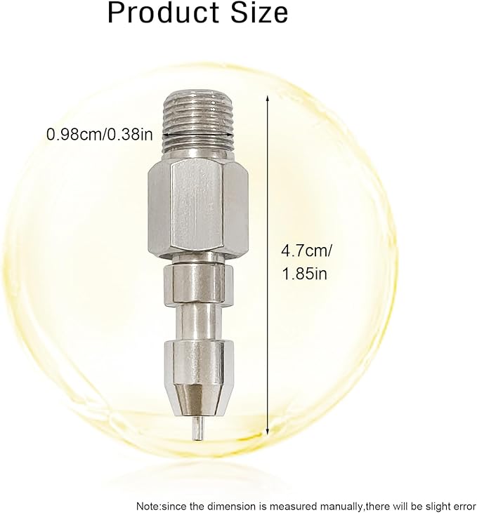 Stainless Steel Rabbit Water Nipples Metal Feeder Automatic Watering System Kit for Guinea Pigs Ferrets and Other Rodent Small Animals (6PCS)