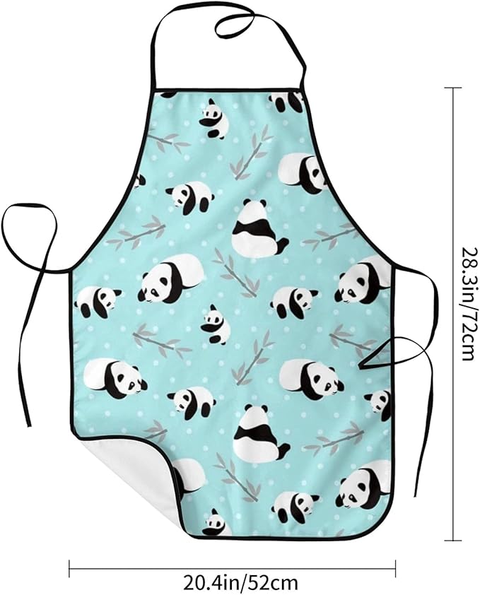 Apron Adjustable Waterproof Apron for Men Women Kitchen Cooking Baking Gardening Working Bib Apron