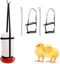 Dnoifne 2 Pack Chicken Hanging Straps for Poultry Farm Chicken Waterer Feeder(Bottle Not Included)