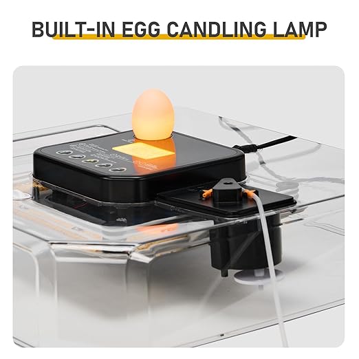 48 Egg Incubators for Hatching Eggs, Chicken Egg Incubator with Egg Candler, Automatic Egg Turning and Temperature, Humidity Control, Egg Hatcher Incubator for Chickens, Ducks, Geese, Birds and Quail