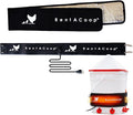 RentACoop Heated Chicken Waterer Belt for Winter, Thermo Bucket Heater Strap LG with Insulated Wrap for 2-5 Gal, 40W Energy Efficient, Safe to -10°F, Auto Thermostat