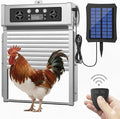 Automatic Chicken Coop Door Solar Powered,with Timer & Light Sensor
