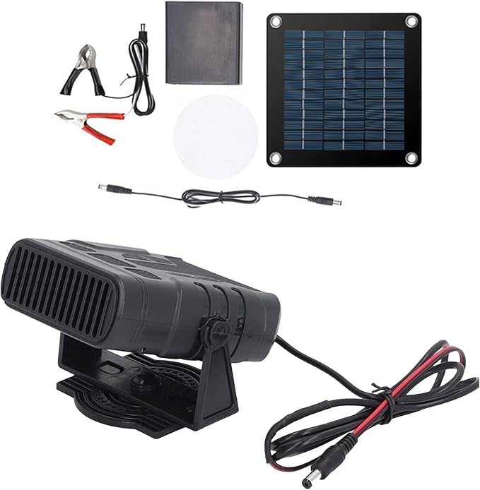 Solar Chicken Coop Heater - 20W Fast Heating Panel for Warm Winter Shelter, Energy Efficient Design with Overheating Protection and Adjustable Angle, Solar Powered Warmer for Home, Small Animal Care