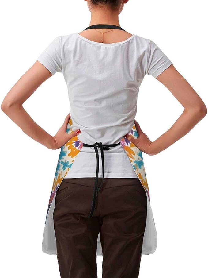 Apron for Women Men Waterproof Adjustable Bib Tractor farm Cooking Aprons Chef Bibs