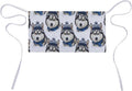 Unisex Apron for Cooking Server Waitress Half Waist Apron with 3 Pockets
