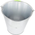 UPKOCH Large Metal Waste Bucket for Kitchen Waste Poultry Feeding Capacity Easy to Clean Handle Versatile Trash Container for Use