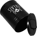ABOOFAN 1piece Food Storage Container Airtight Pet Treat Holder Metal Grain Storage for Dogs and Puppies Space Efficient and Easy to Safe for Food and Treats