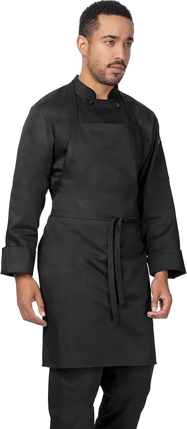 Chef Works Unisex Sustainable Bib Apron, One Size