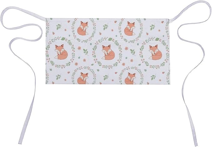 Unisex Chef Waiter Apron Waist Half Short Serving Aprons with 3 Pockets