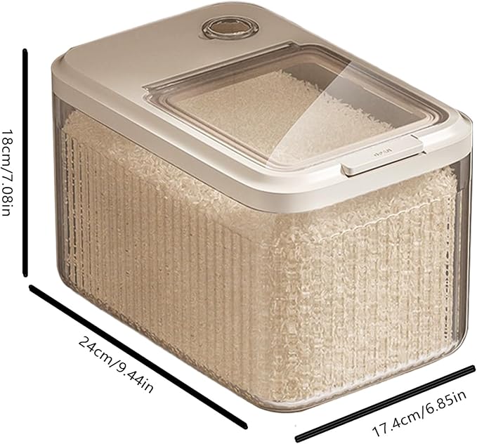 Versatile Feed Dispenser - Sealed Container for Dog Food | Treat Bin for Soybean Flour, Cereal, Rabbit, Barn, Garage, Sturdy Holder for Large Quantities of Fresh Dry Kibble