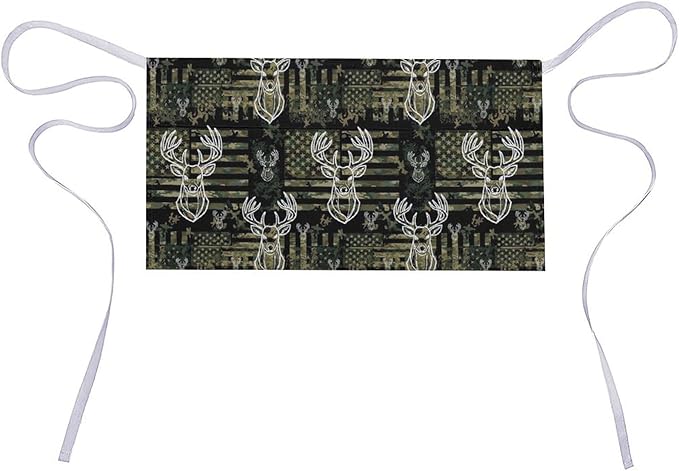 Half Apron with 3 Pockets Chef Cooking Kitchen Restaurant Aprons for Women Men