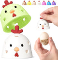 2Pcs Egg Brush for Cleaning Fresh Eggs | Farm Egg Washer & Scrubber Tool | Chicken Coop Cleaning Brush for Backyard Hens, Homesteaders, Egg Collectors, Farmers White Green
