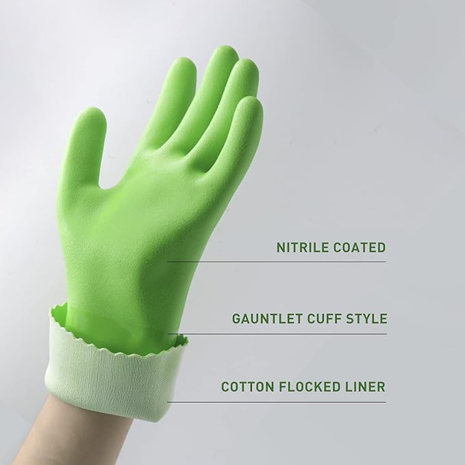 HANDLANDY Chemical Gloves, Heavy Duty Cleaning Gloves