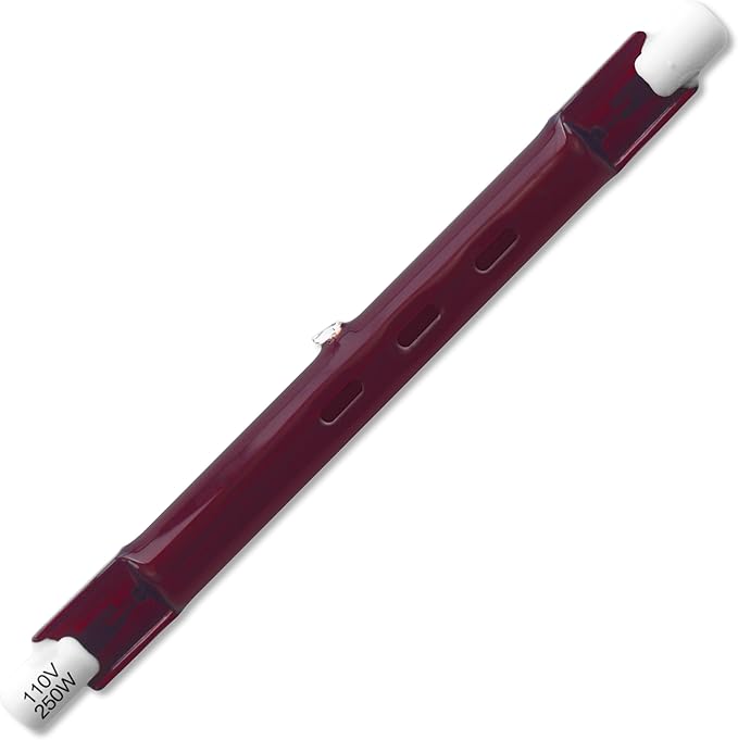 JUSONEY 250WBrooder Heater Replacement Bulb, 4000-5000 Hours Work, Brooder Heater for Chicks or Pets, Accessories