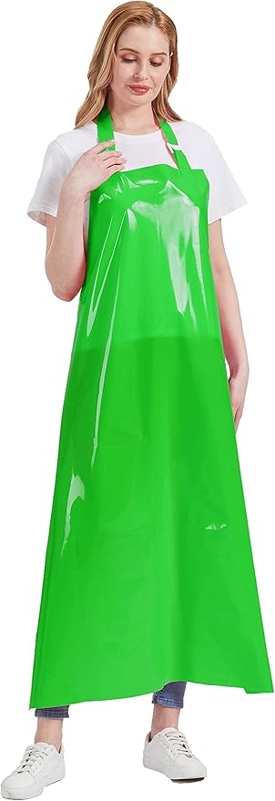 Nanxson TPU Waterproof Apron Lightweight Work Apron with Adjustable Buckle for Pet Bathing,Dishwashing,Butchers,Housework