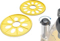 Brinsea Semi-Automatic Egg Turning Mechanism Accessory 2-Piece Set for Mini II Eco Manual Incubator, Standard Disk for 7 Hen/Bantam Eggs Plus Small Disk for 12 Pheasant/Quail Eggs