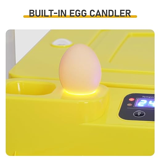 36 Egg Incubators for Hatching Eggs, Chicken Egg Incubator with Egg Candler, Automatic Egg Turning and Temperature, Humidity Control, Egg Hatcher Incubator for Chickens, Ducks, Geese, Birds and Quail