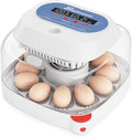 Sailnovo Incubators for Hatching Eggs 12 Egg Incubator with 4 Modes Temperature Control, Automatic Egg Turning, Incubator for Chicken Duck Quail Eggs, Perfect for Lab School Farm Use