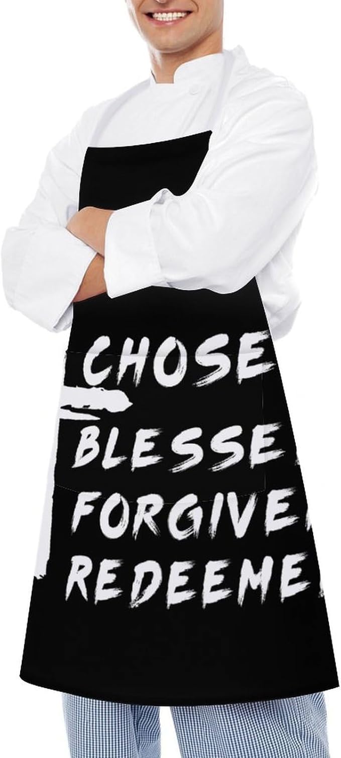 Bahamas Map Flag Apron,Waterproof Unisex Adult Aprons with Pockets Kitchen Baking Aprons