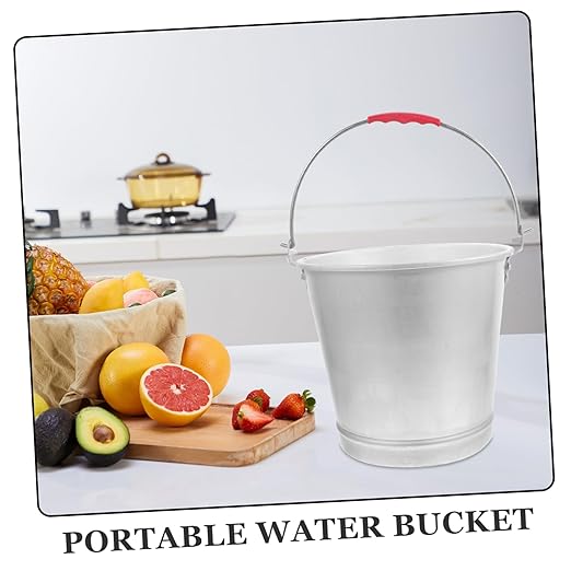 Ciieeo Capacity Milk Bucket Sturdy Water Storage Container for Multipurpose Use for Ranches Farms and Home Design with Comfortable Handle