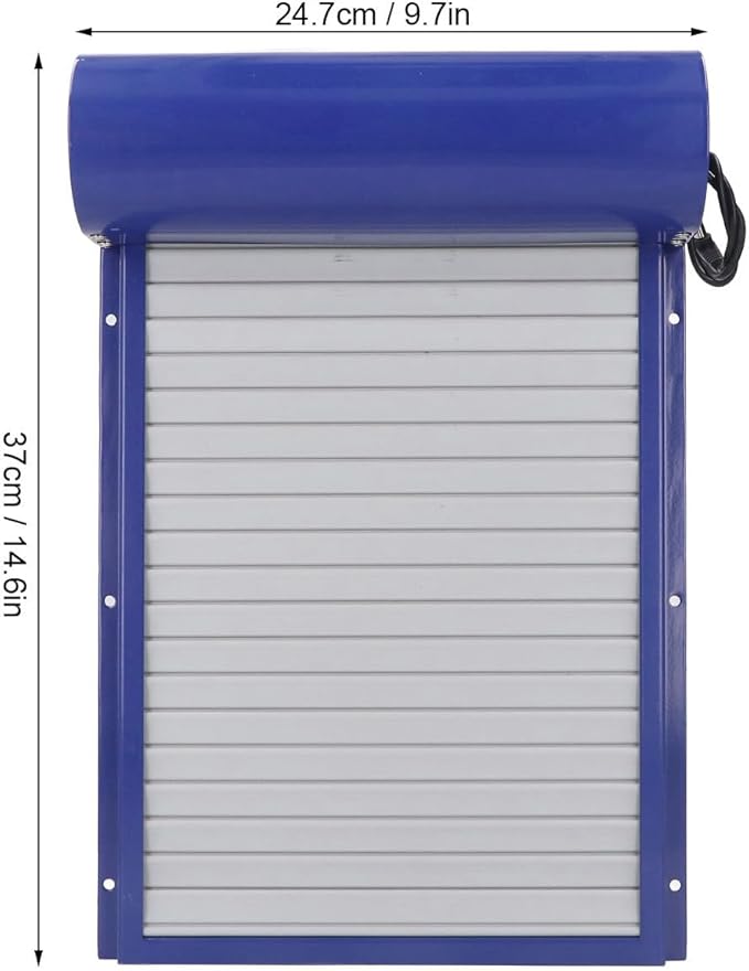 Automatic Coop Door, Solar Powered Chicken Door Opener with Programmable Timer and LED Display, for Chicken Duck Goose Poultry Coop Accessory