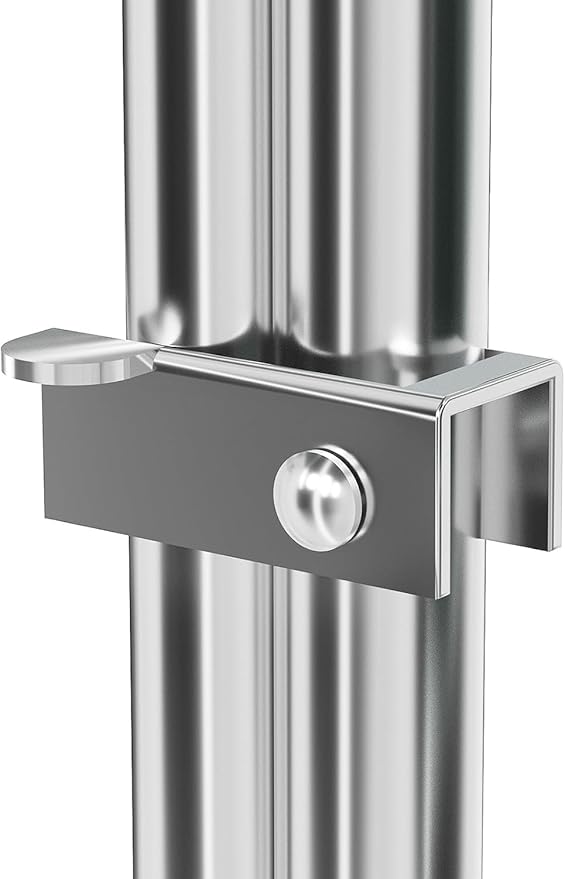 Metal Large Chicken Coop Walk in Chickens Run with Chicken Roosting Perch, Outdoor Chicken House with Security Lock and Split Door for Farm, Yard, Backyard