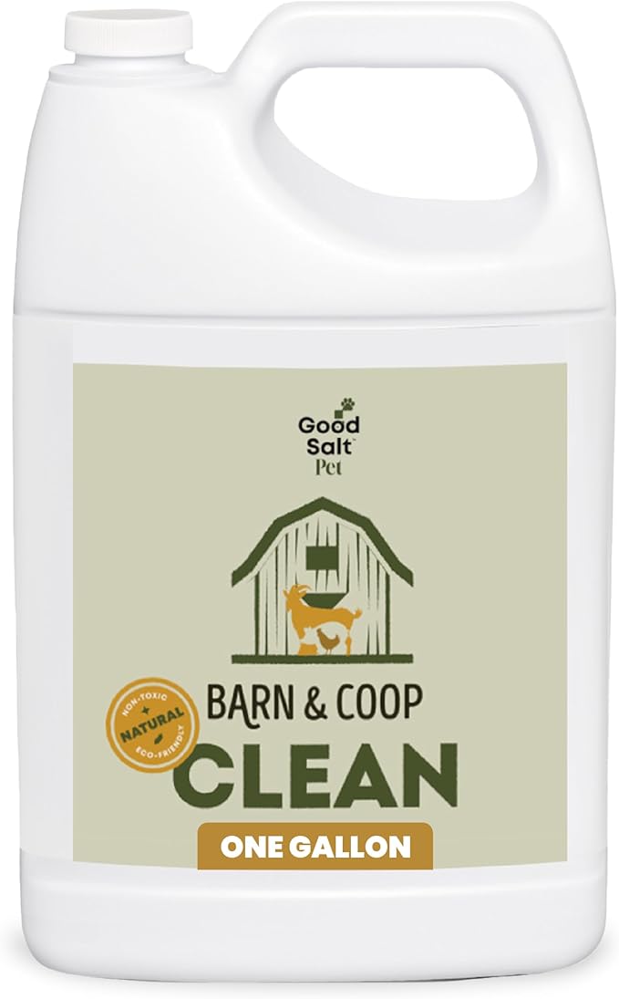 Good Salt Pet Barn & Coop Clean, Natural Pet-Friendly Daily Cleaner, Made in the USA, 1 Gallon Bottle