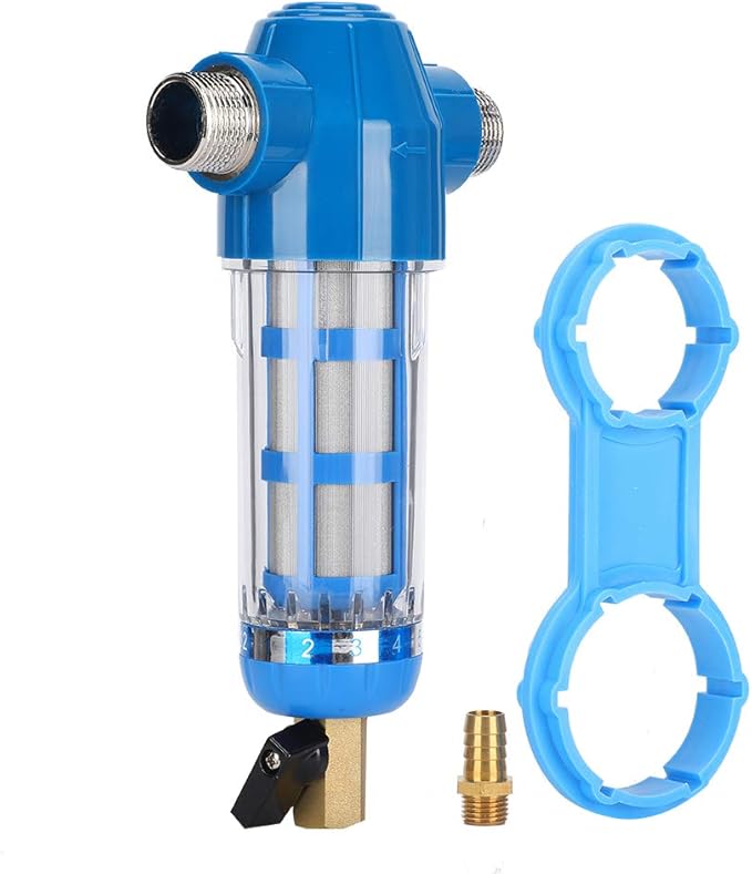 Farm Poultry Livestock Water Filter High Density Chicken Automatic Drinker Filter Strainer for Poultry Drinking Water System Plastic Stainless Steel Pre Filtration Accessory