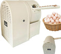Electric Egg Washing Machine, Home/Commercial Automatic Egg Cleaning Machine, Egg Brushing Machine with Roller Brush for Chicken Duck Goose Egg (Single-barrel)