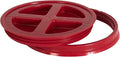 GAMMA2 Gamma Seal Lid - Pet Food Storage Container Lids - Fits 3.5, 5, 6, & 7 Gallon Buckets, Red, Made in USA
