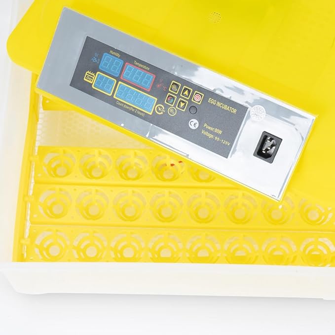 Egg Incubator Automatic Digital Hatcher Machine with Turning Temperature Control for Hatching Chicken Duck Goose Quail (48 Eggs)