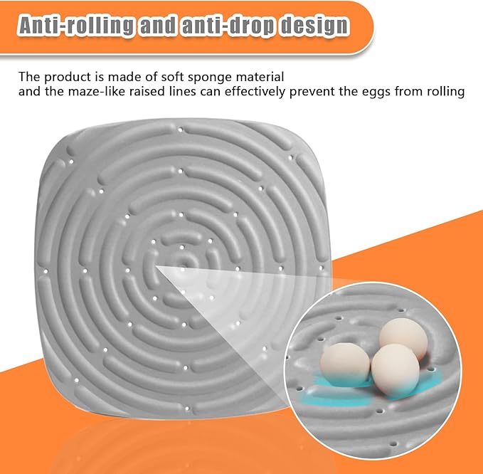 Chicken Nesting Box Pads, Washable Nesting Pads for Chicken Coop Bedding Nest Box Liners Reusable Nesting Pads for Laying Eggs Chicken Coop Accessories Grey 12''x12'' 6 Pictures Skimzy